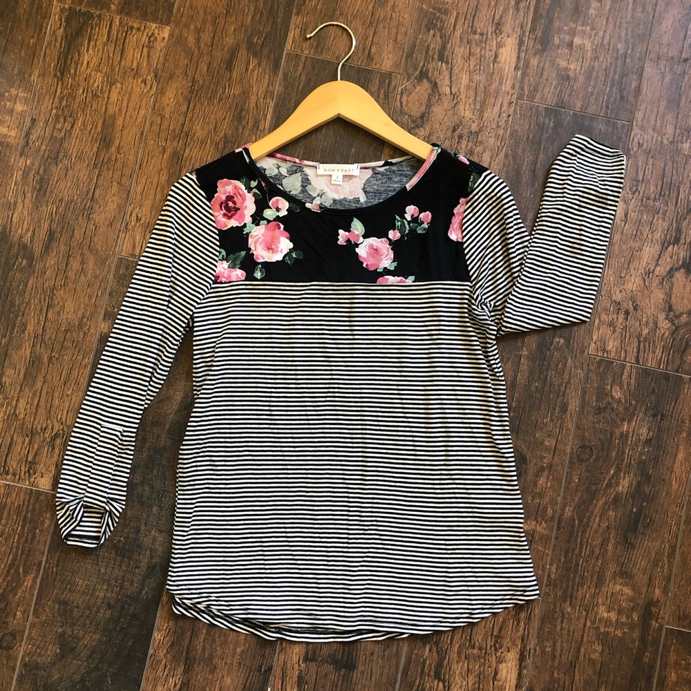 Downeast 3/4 Sleeve Top